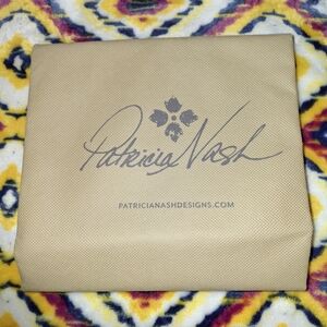 Patricia Nash Beige Dust Bag with Logo